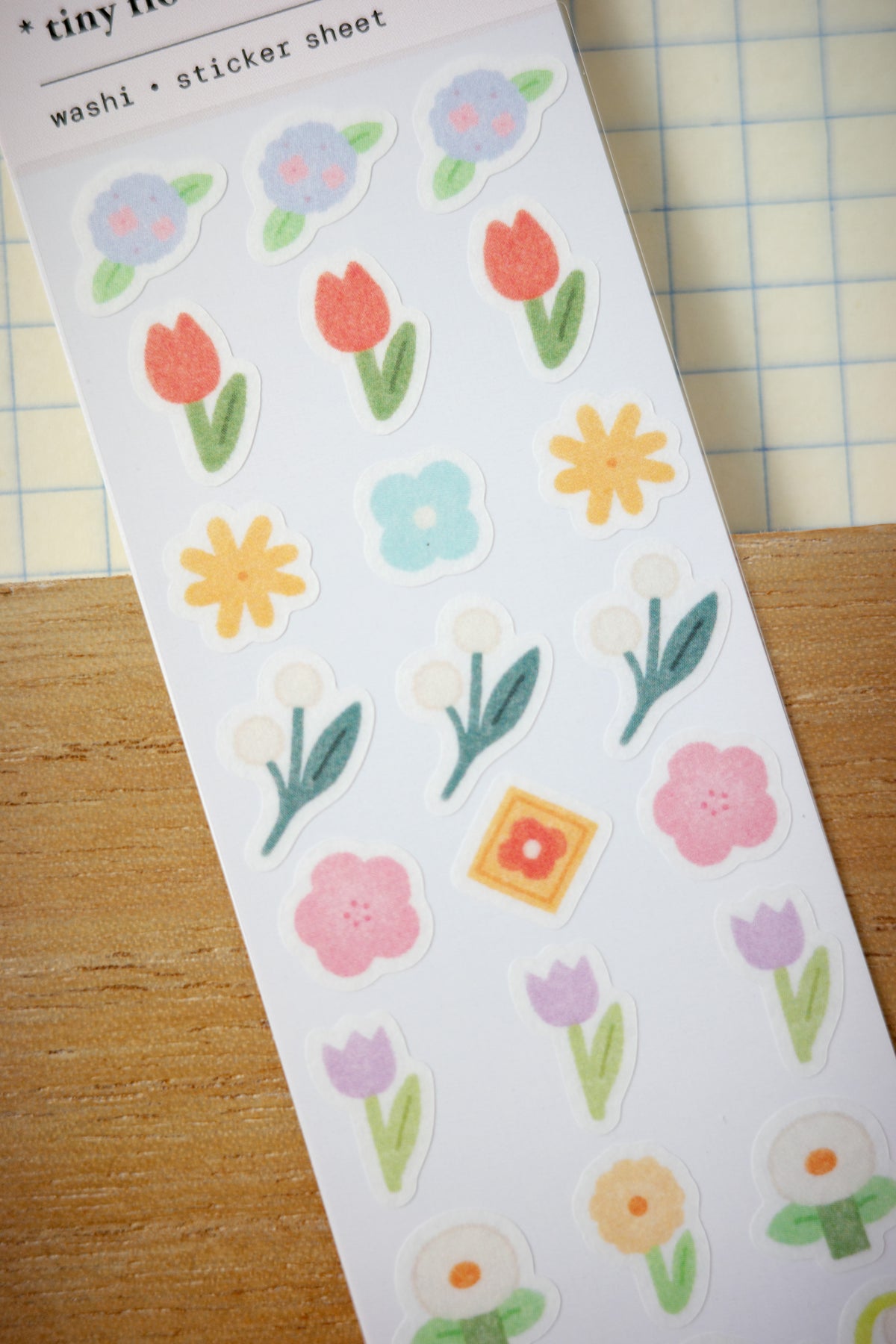 tiny flowers • washi sticker sheet