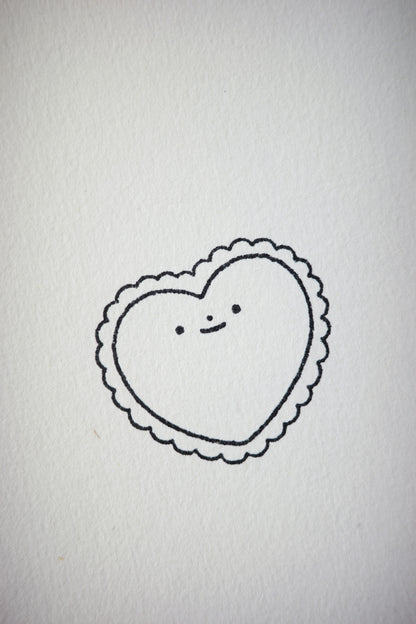 heart • stamp