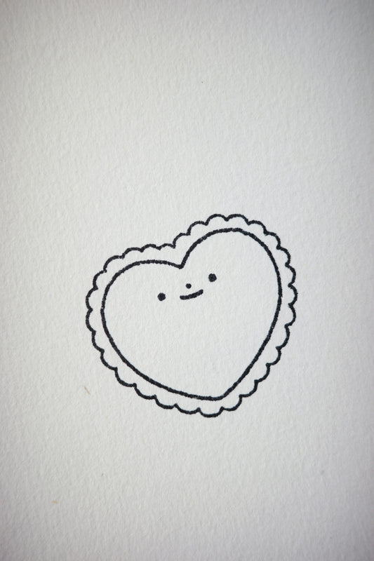 heart • stamp