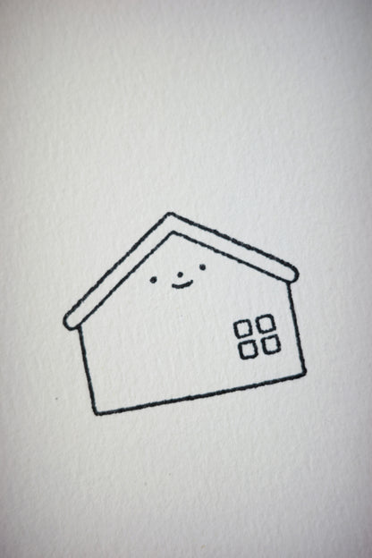 house • stamp