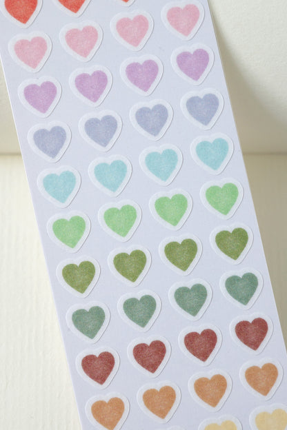 tiny hearts • washi sticker sheet