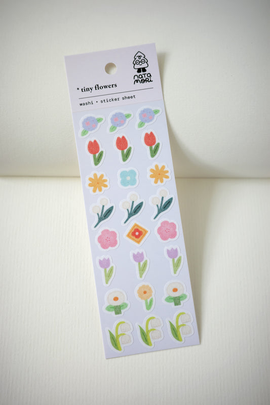 tiny flowers • washi sticker sheet