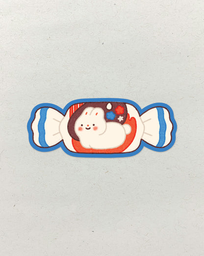 White Rabbit • Single Kiss Cut Vinyl Sticker